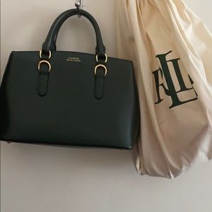 Lauren, Ralph Lauren - satchel, double zip bag!